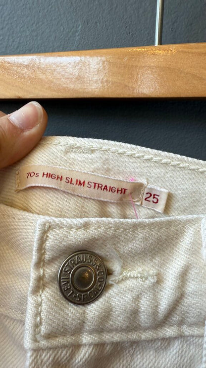 70s High Slim Straight Jeans