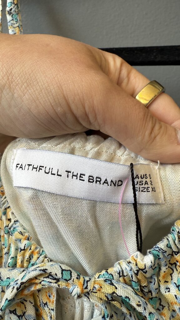 Floral Drawstring Mini Dress