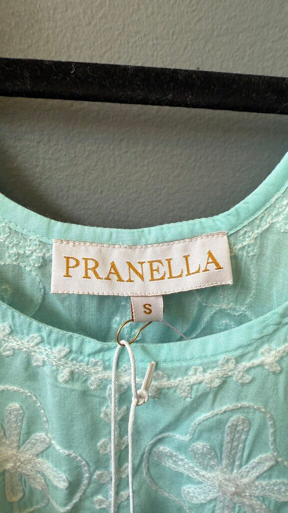 Embroidered Swing Mini Dress