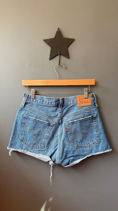 501 Star Denim Cut Off Shorts