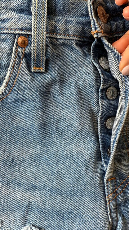 501 Star Denim Cut Off Shorts