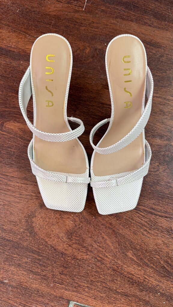 Strappy Metallic Heels