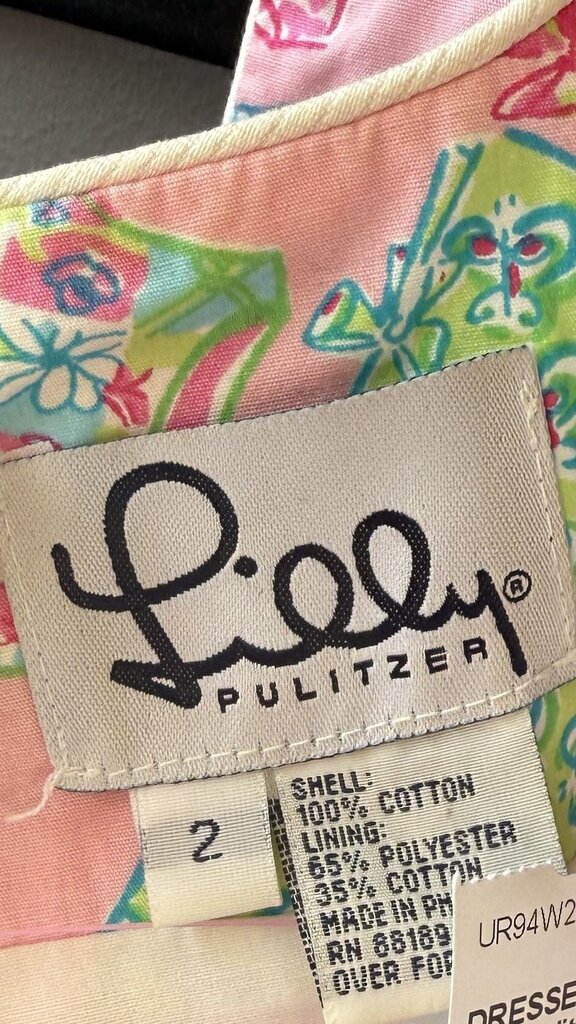 Vintage Towel Print Shift Dress