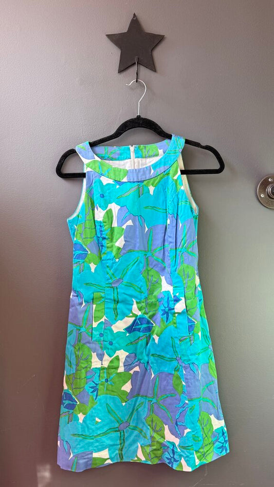 High Neck Shift Dress