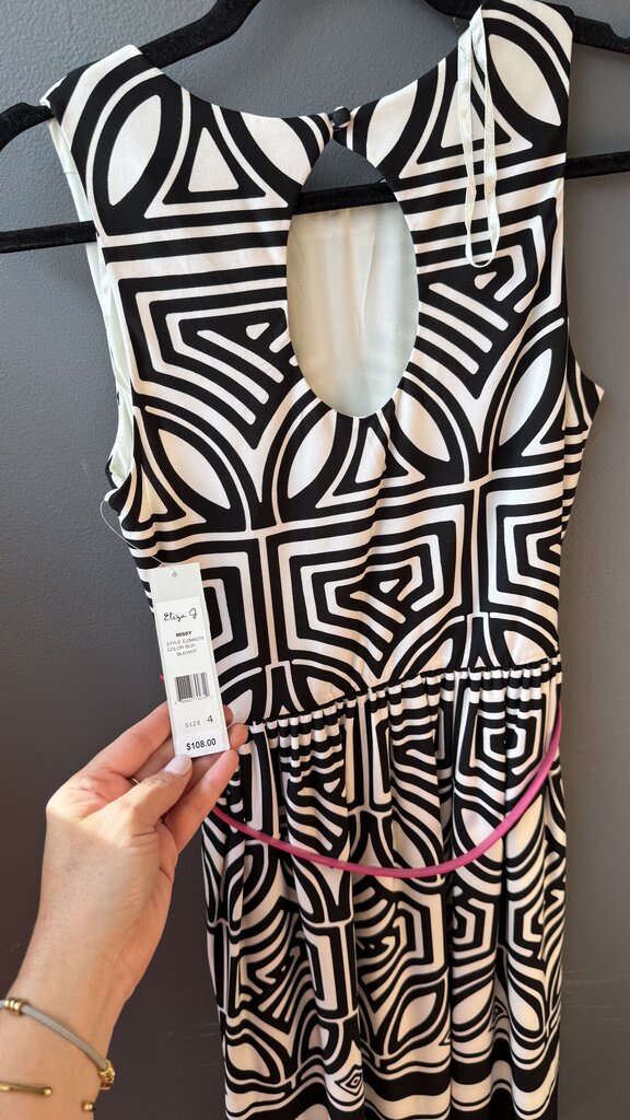 Fit Flare Belted Dress