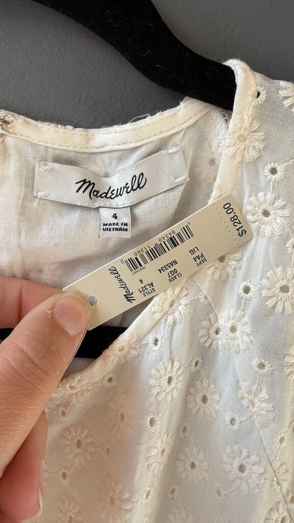 Eyelet Fit Flare Dress