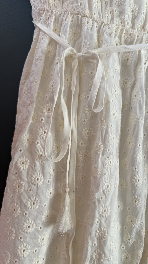 Eyelet Fit Flare Dress