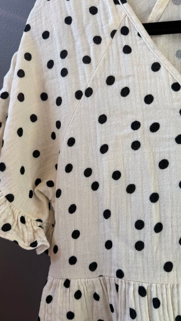 Gauze Polka Dot Dress