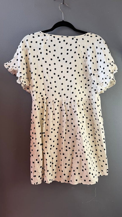 Gauze Polka Dot Dress