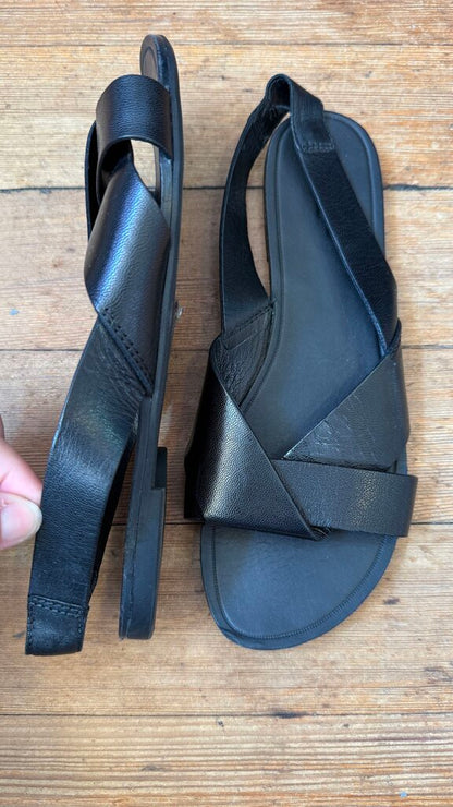 Leather Slingback Sandals
