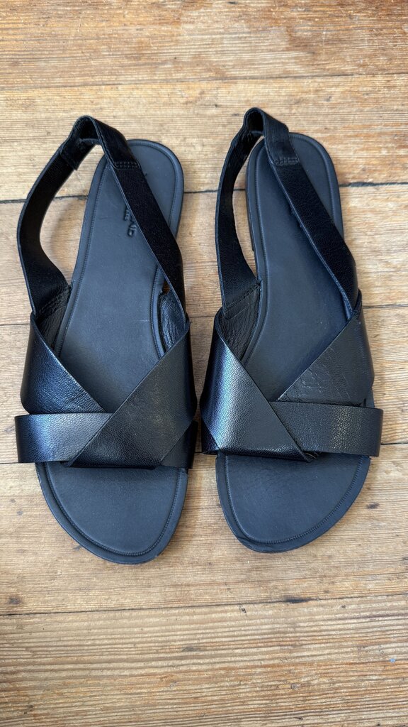 Leather Slingback Sandals