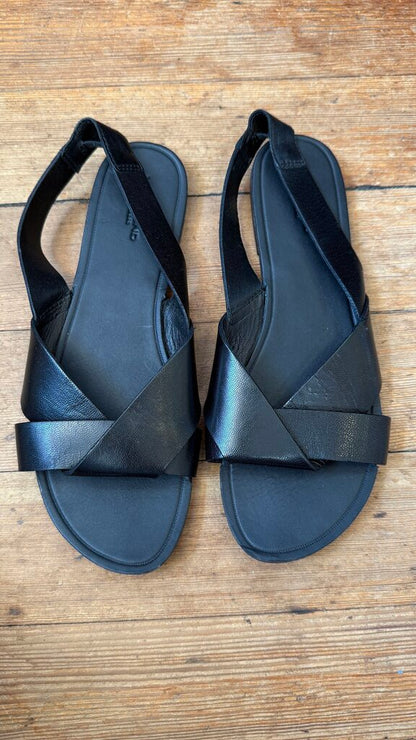 Leather Slingback Sandals