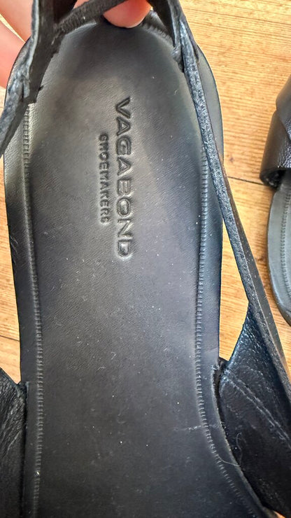 Leather Slingback Sandals