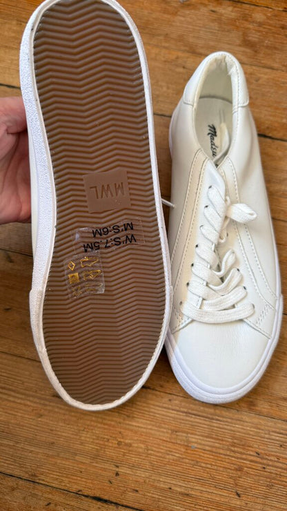 White Leather Sneakers