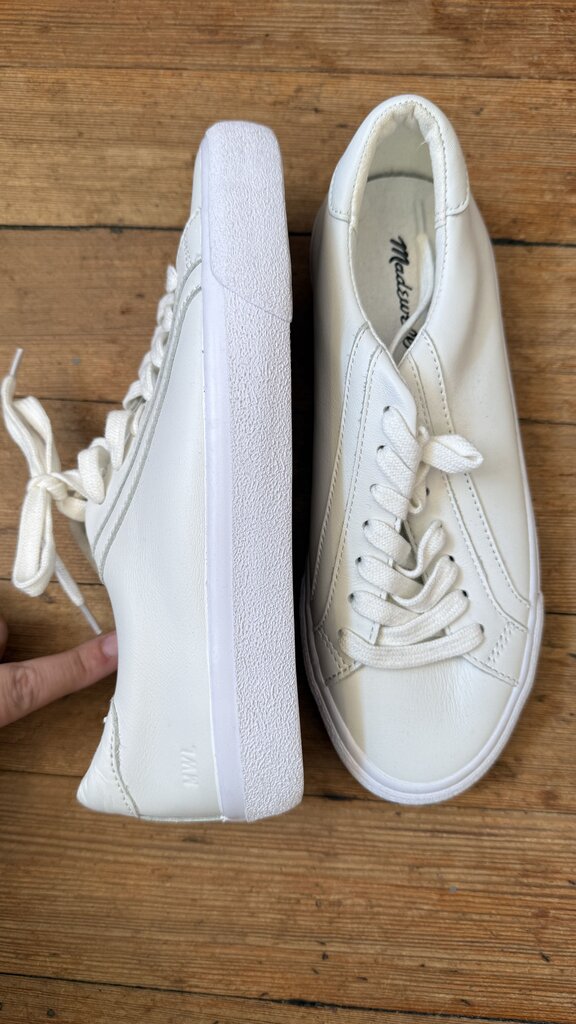 White Leather Sneakers