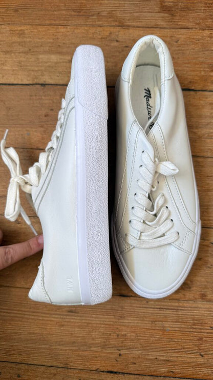 White Leather Sneakers