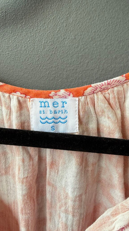 Block Print Fringe Hem Dress