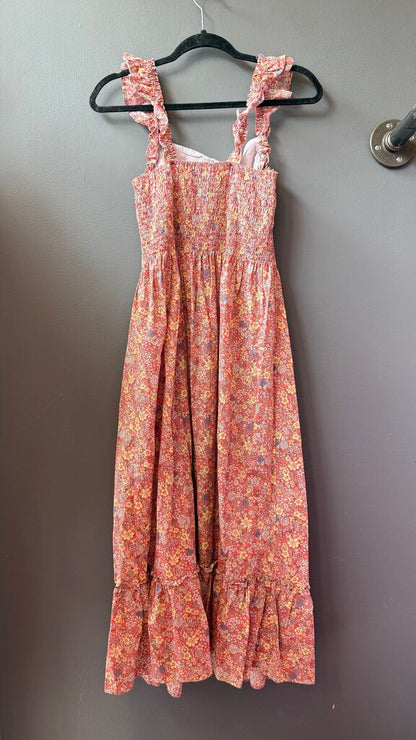 Floral Smocked Midi Dress