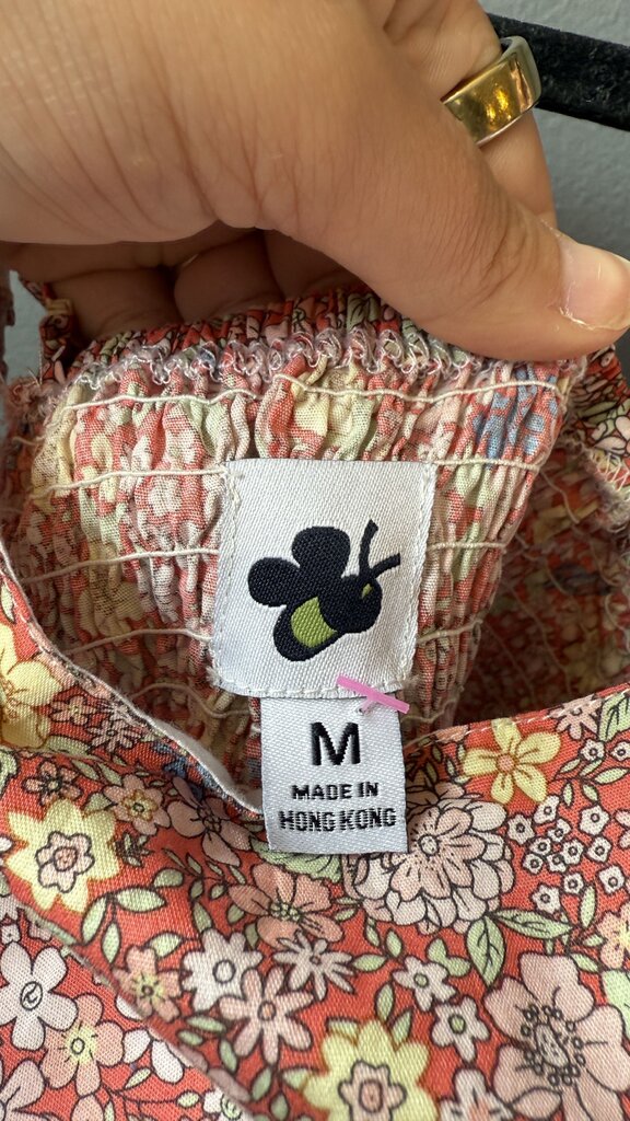 Floral Smocked Midi Dress