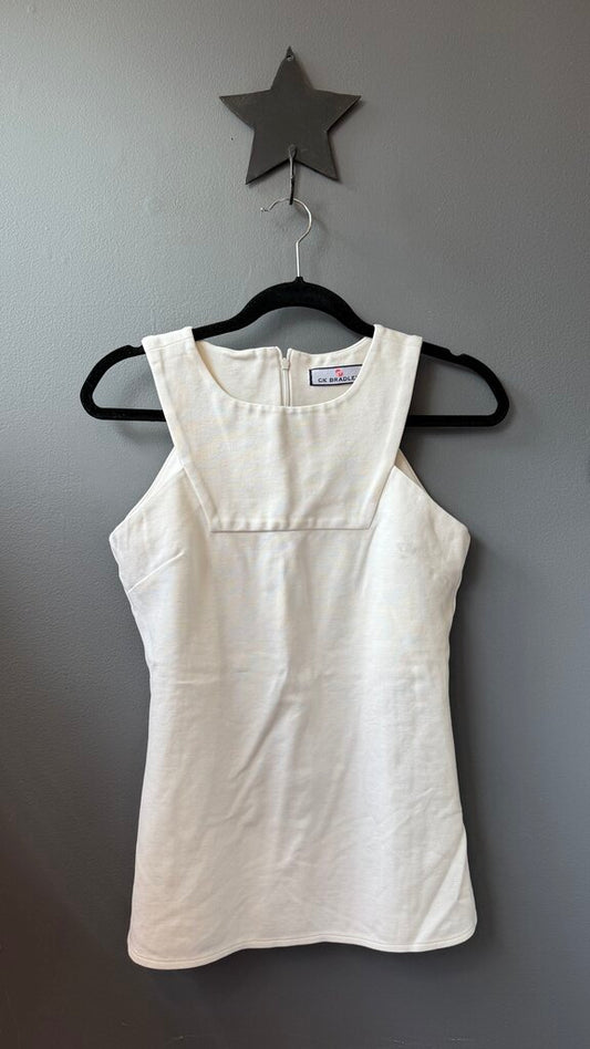 Ponte Knit High Neck Tank