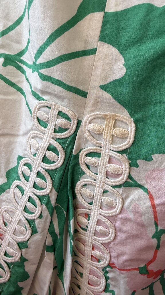 Floral Pleated Skirt