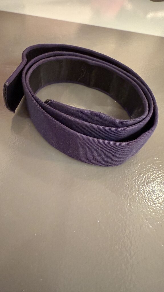 Navy Grosgrain Ribbon Belt