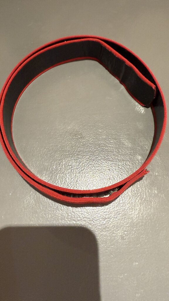 Red Grosgrain Ribbon Belt