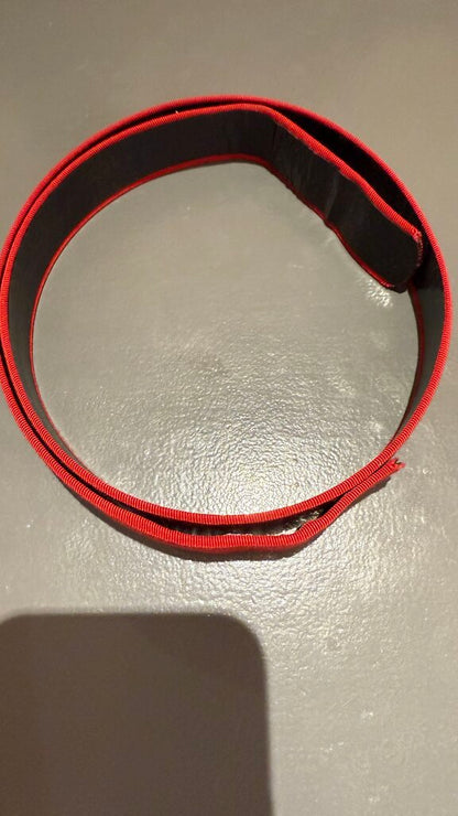 Red Grosgrain Ribbon Belt