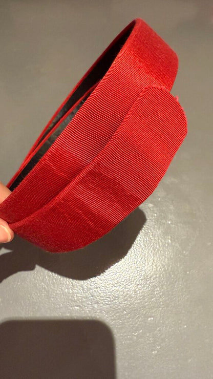 Red Grosgrain Ribbon Belt