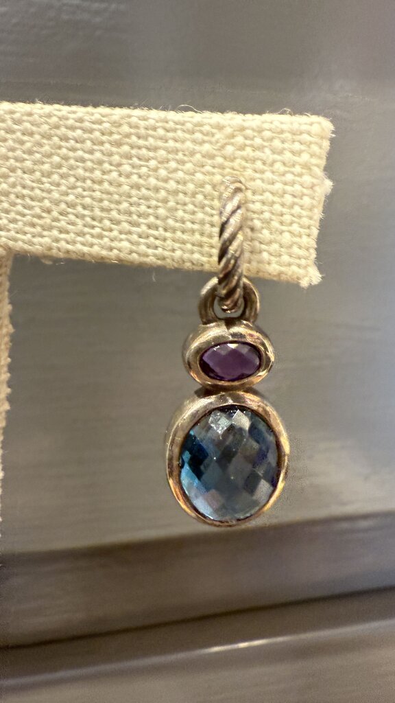 DavidYurman Topaz + Amethyst Stud Earrings