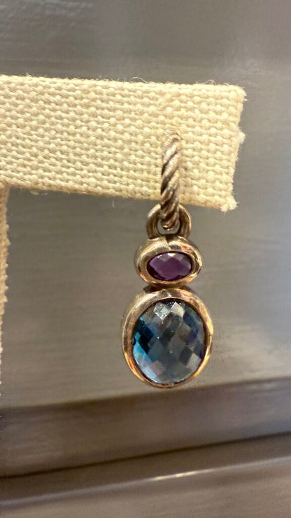 DavidYurman Topaz + Amethyst Stud Earrings