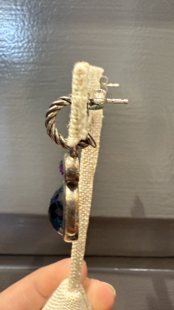 DavidYurman Topaz + Amethyst Stud Earrings