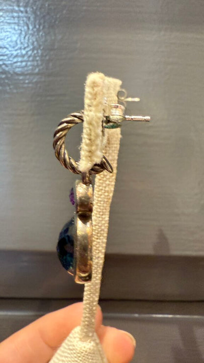 DavidYurman Topaz + Amethyst Stud Earrings