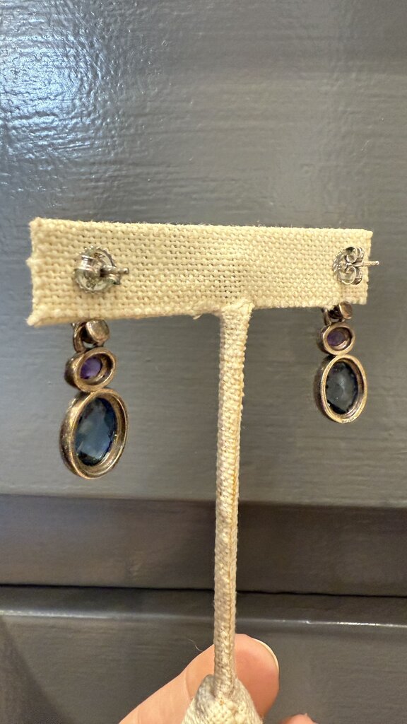 DavidYurman Topaz + Amethyst Stud Earrings