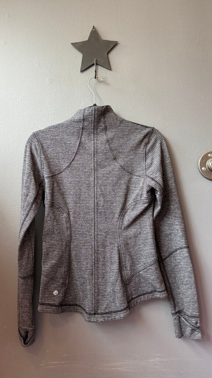 Define Zip Up Herringbone Jacket