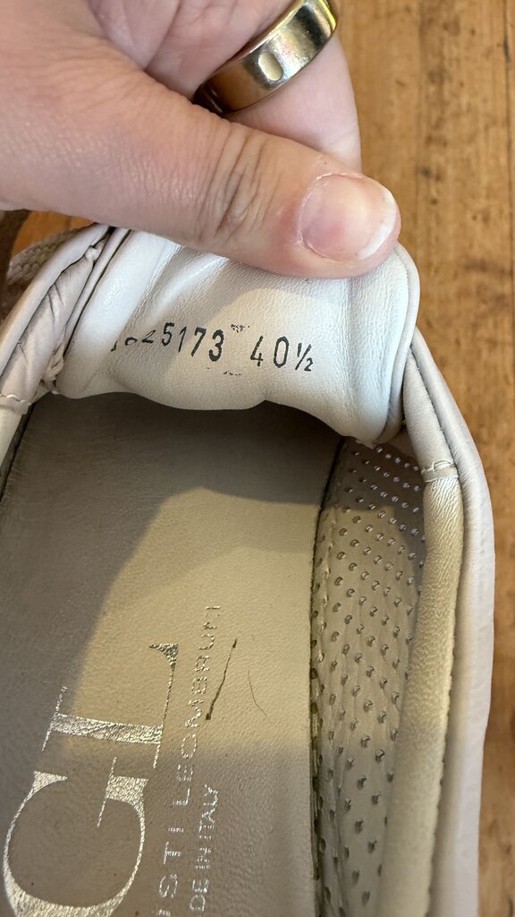 Perforated Leather Sneakers