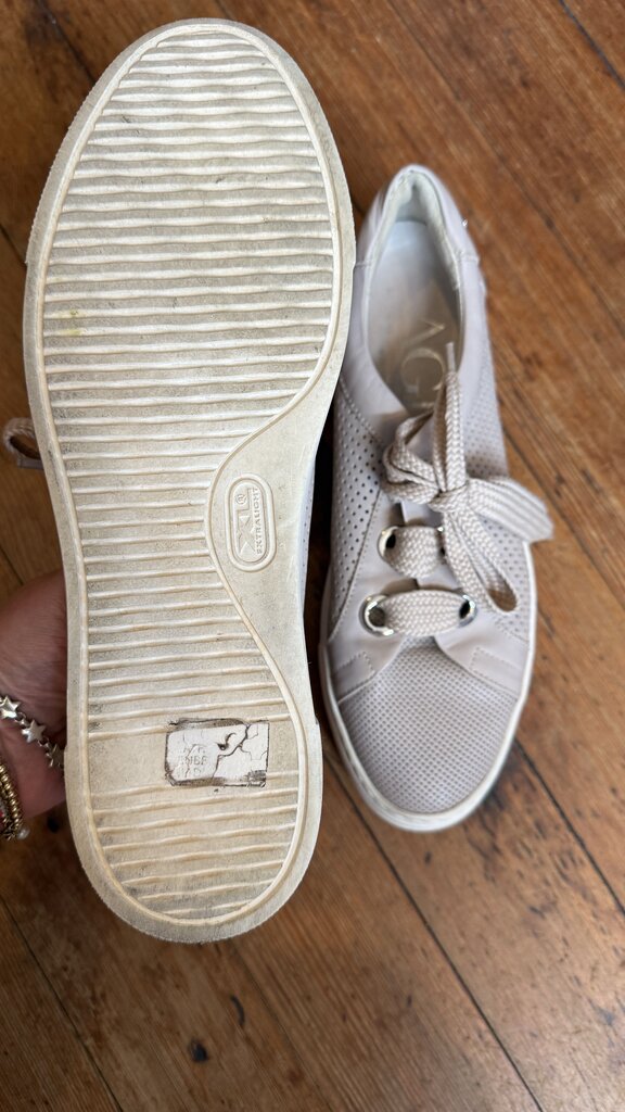 Perforated Leather Sneakers