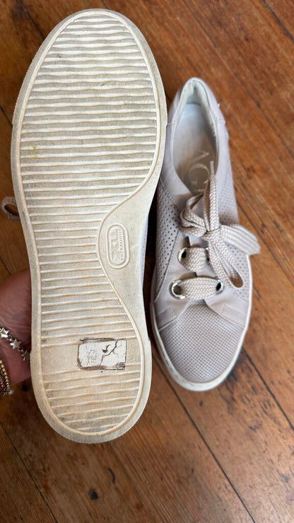 Perforated Leather Sneakers