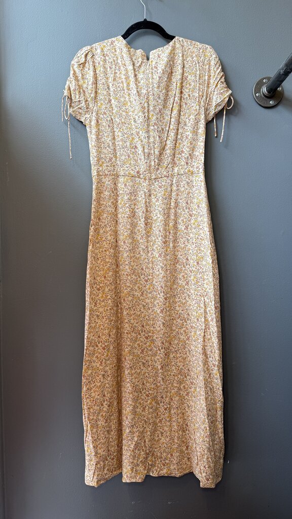 Floral Surplice Maxi Dress