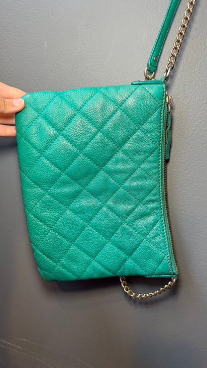 Quilted Flat Crossbody Bag