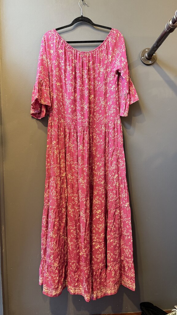Silk Floral Maxi Dress