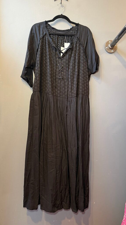 Eyelet Top Maxi Dress