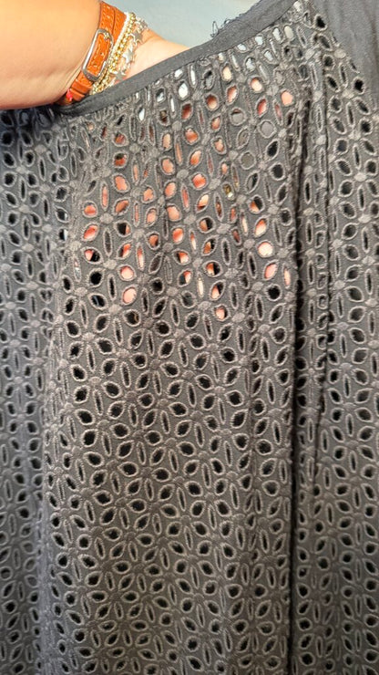 Eyelet Top Maxi Dress