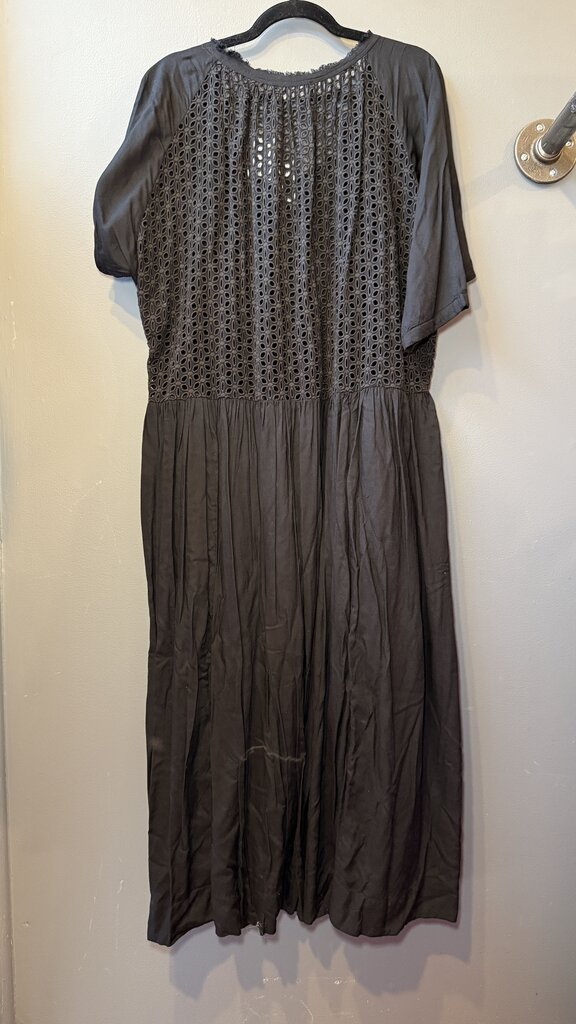 Eyelet Top Maxi Dress