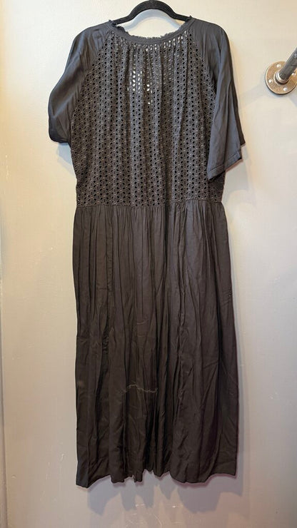 Eyelet Top Maxi Dress