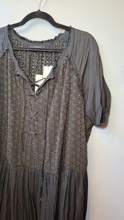 Eyelet Top Maxi Dress