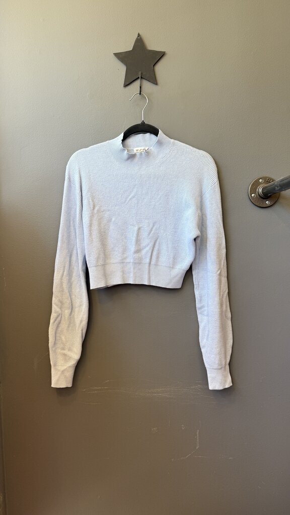 Mockneck Cropped Sweater