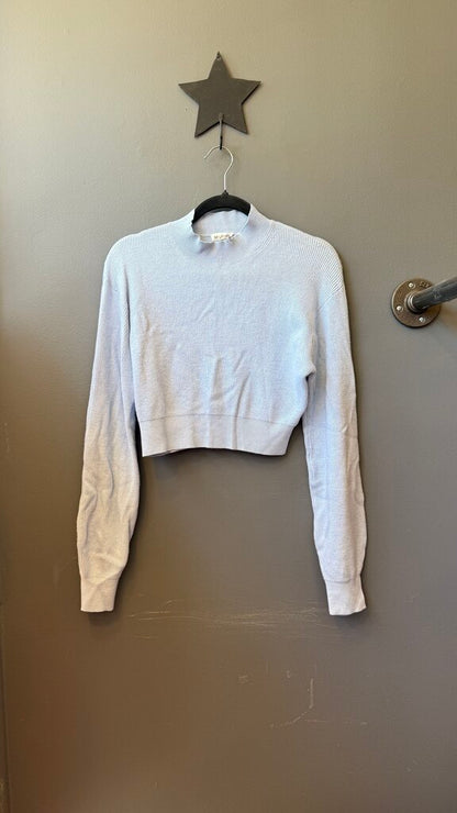 Mockneck Cropped Sweater