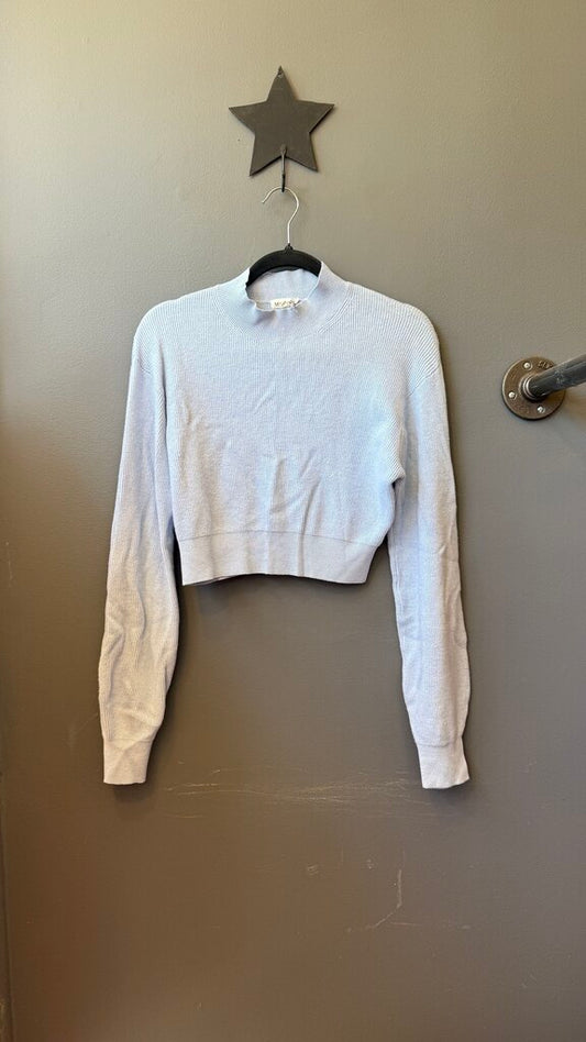Mockneck Cropped Sweater