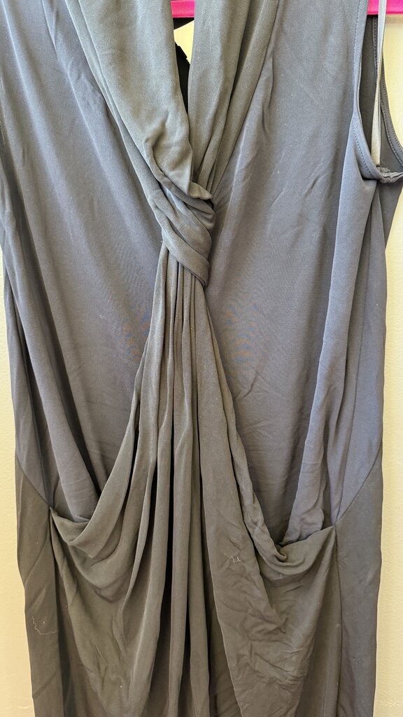 Knot Front Cowl Shift Dress